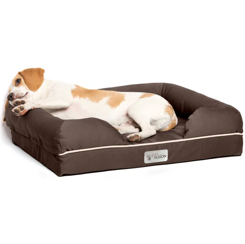 PetFusion Ultimate Pet Bed & Lounge Prem Edition in Solid Memory Foam - PetFusion