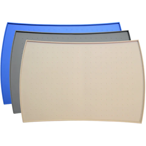 PetFusion Pet Food Mat in Premium FDA Grade Silicone. [Anti-microbial, hypoallergenic] - PetFusion