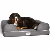 PetFusion Ultimate Pet Bed & Lounge Prem Edition in Solid Memory Foam - PetFusion