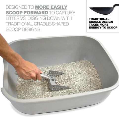 PetFusion QuickScoop Cat Litter Scoop - PetFusion
