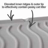 PetFusion ToughGrip Cat Litter Mat - PetFusion