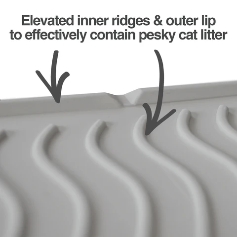 PetFusion ToughGrip Cat Litter Mat - PetFusion