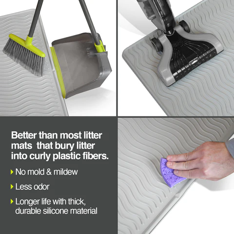 PetFusion ToughGrip Cat Litter Mat - PetFusion