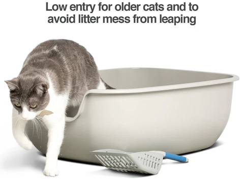 PetFusion BetterBox Large NON-STICK Litter Box - PetFusion