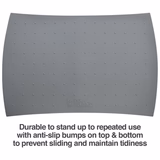 PetFusion Pet Food Mat in Premium FDA Grade Silicone. [Anti-microbial, hypoallergenic] - PetFusion