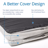 PetFusion PuppyChoice Dog Crate Bed - PetFusion