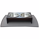 PetFusion Pet Food Mat in Premium FDA Grade Silicone. [Anti-microbial, hypoallergenic] - PetFusion