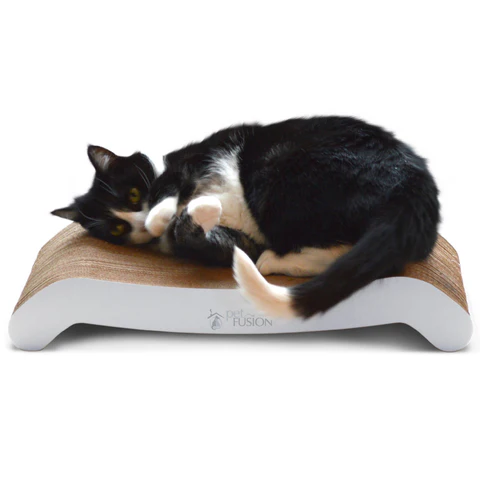 PetFusion Cat Scratcher FLIP. In Standard PAD and Large LOUNGE - PetFusion
