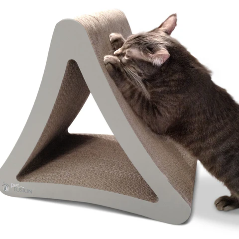 PetFusion 3-Sided Vertical Cat Scratching Post - PetFusion