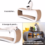 PetFusion Jumbo Cat Scratcher Lounge - PetFusion