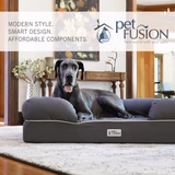 PetFusion Ultimate Pet Bed & Lounge Prem Edition in Solid Memory Foam