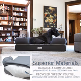 PetFusion Ultimate Pet Bed & Lounge Prem Edition in Solid Memory Foam