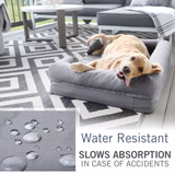 PetFusion Ultimate Pet Bed & Lounge Prem Edition in Solid Memory Foam