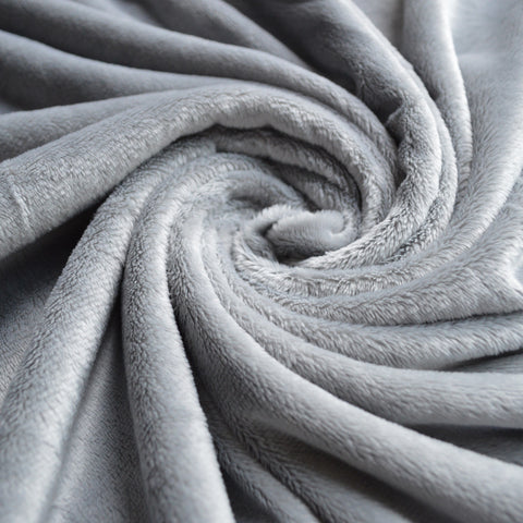 PetFusion Premium Pet Blanket. Reversible Gray Micro Plush - PetFusion
